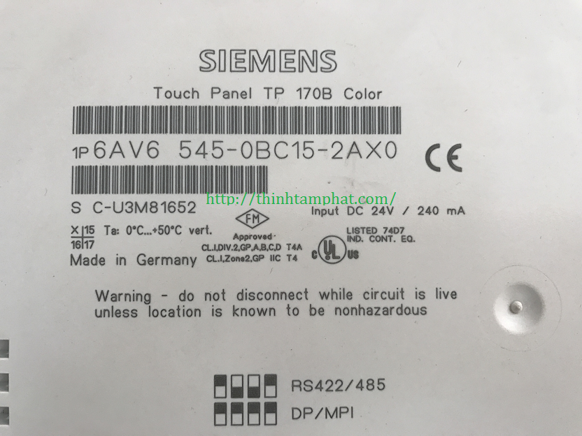 sua_chua_hmi_siemens_TP170B 6AV6_545_0BC15_2AX0